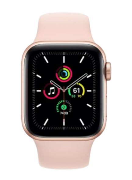 Apple Watch SE 40mm Gold Aluminium Band Silicone